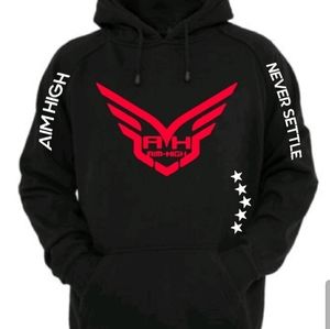 Hoodie AIM HIGH / NEVER SETTLE